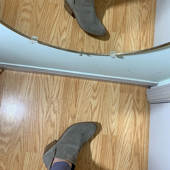 Lucky Brand ankle boots suede fahmida 6.5 size 37 - Picture 2 of 10